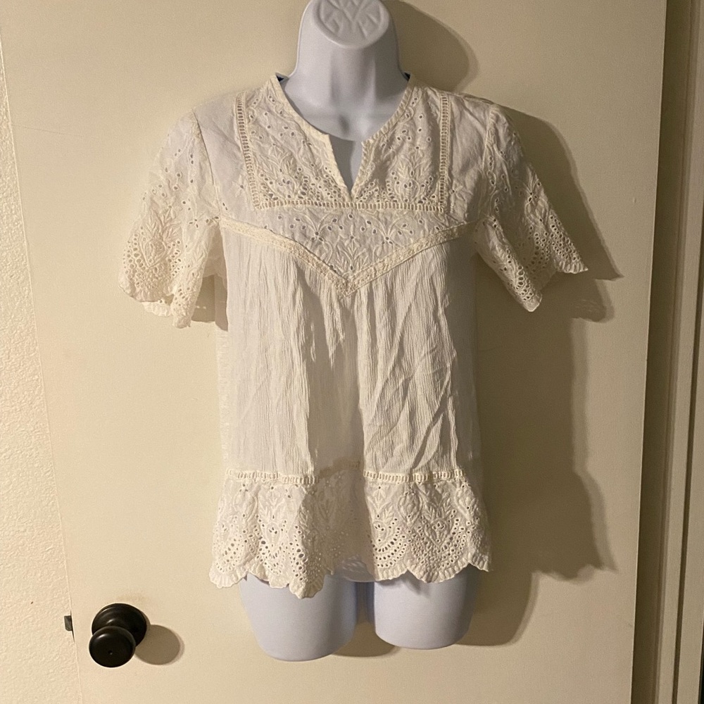 Knox rose XS short sleeve blouse